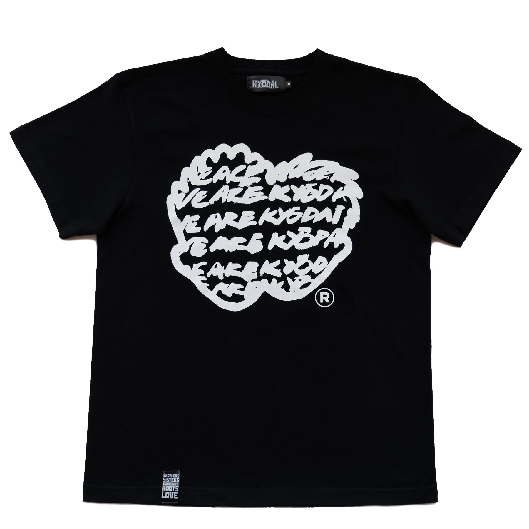 KYŌDAI グラフィックTシャツ 黒