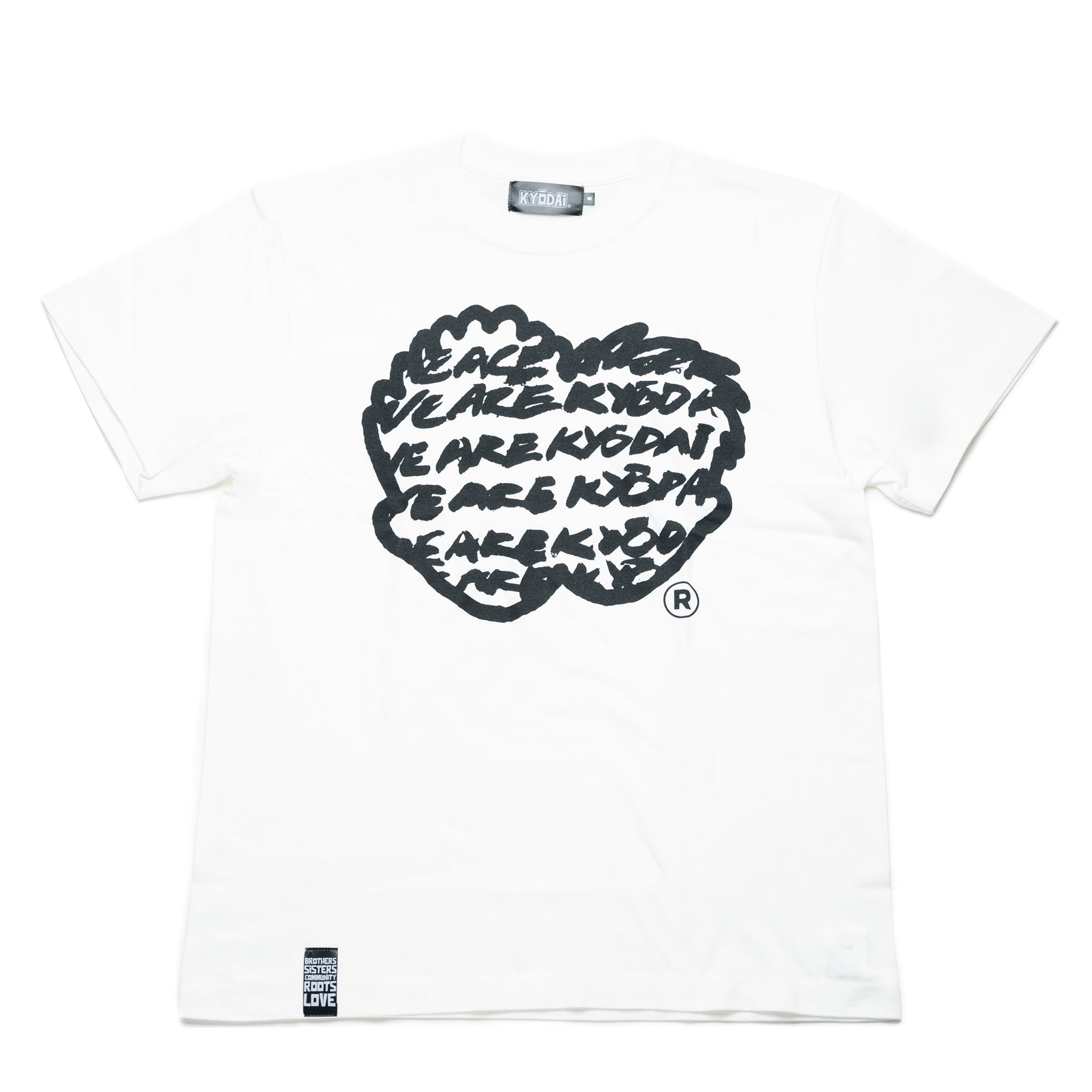 KYŌDAI グラフィックTシャツ 白