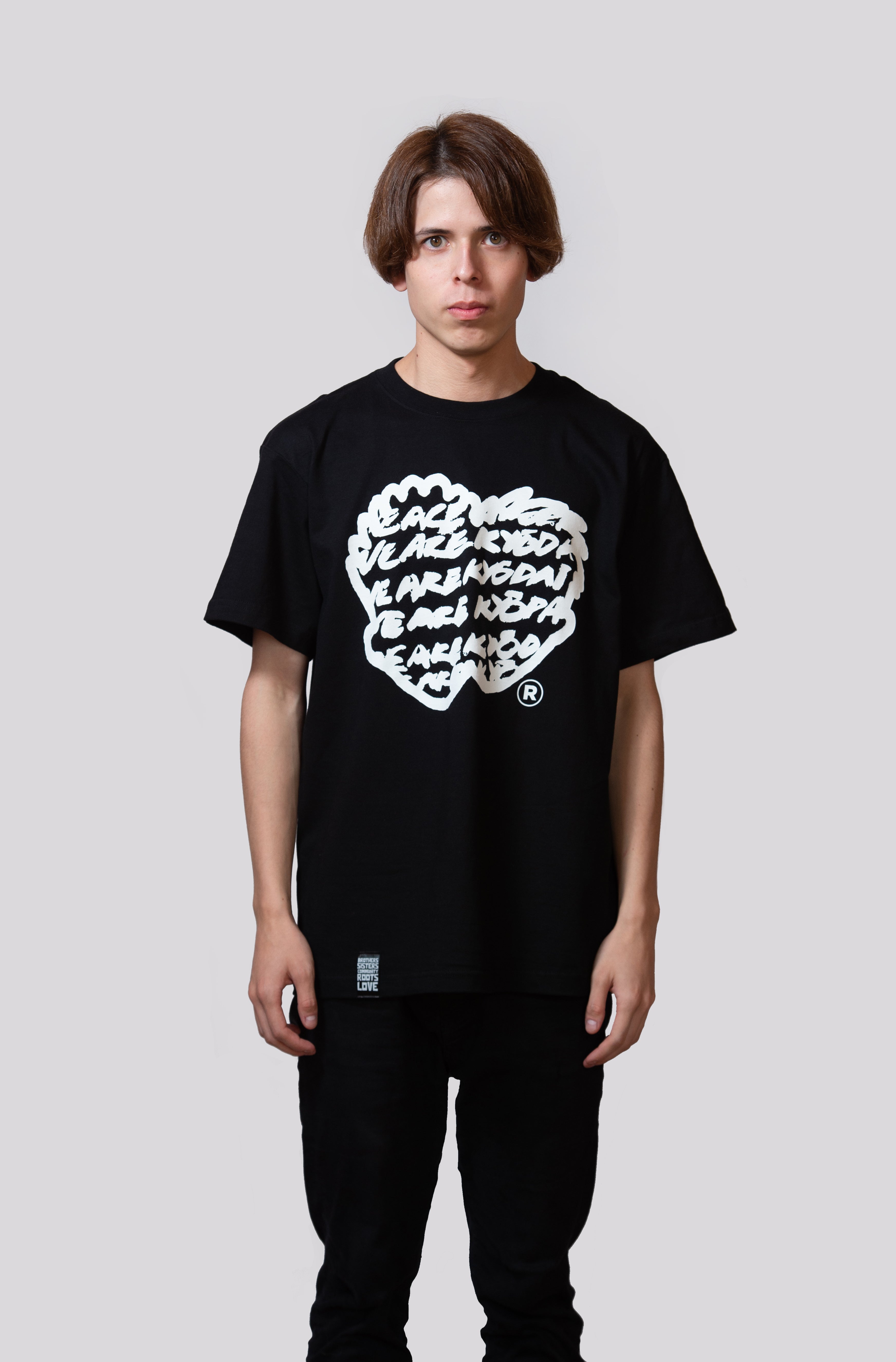KYŌDAI グラフィックTシャツ 黒