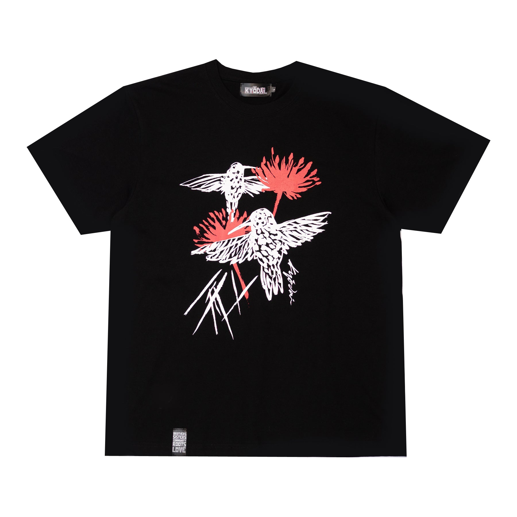 KYŌDAI®　ハミングバードTシャツ　黒